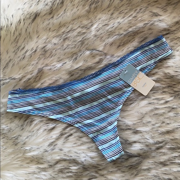 NWT SIMPLY BASIC Cotton Thong - Picture 1 of 2